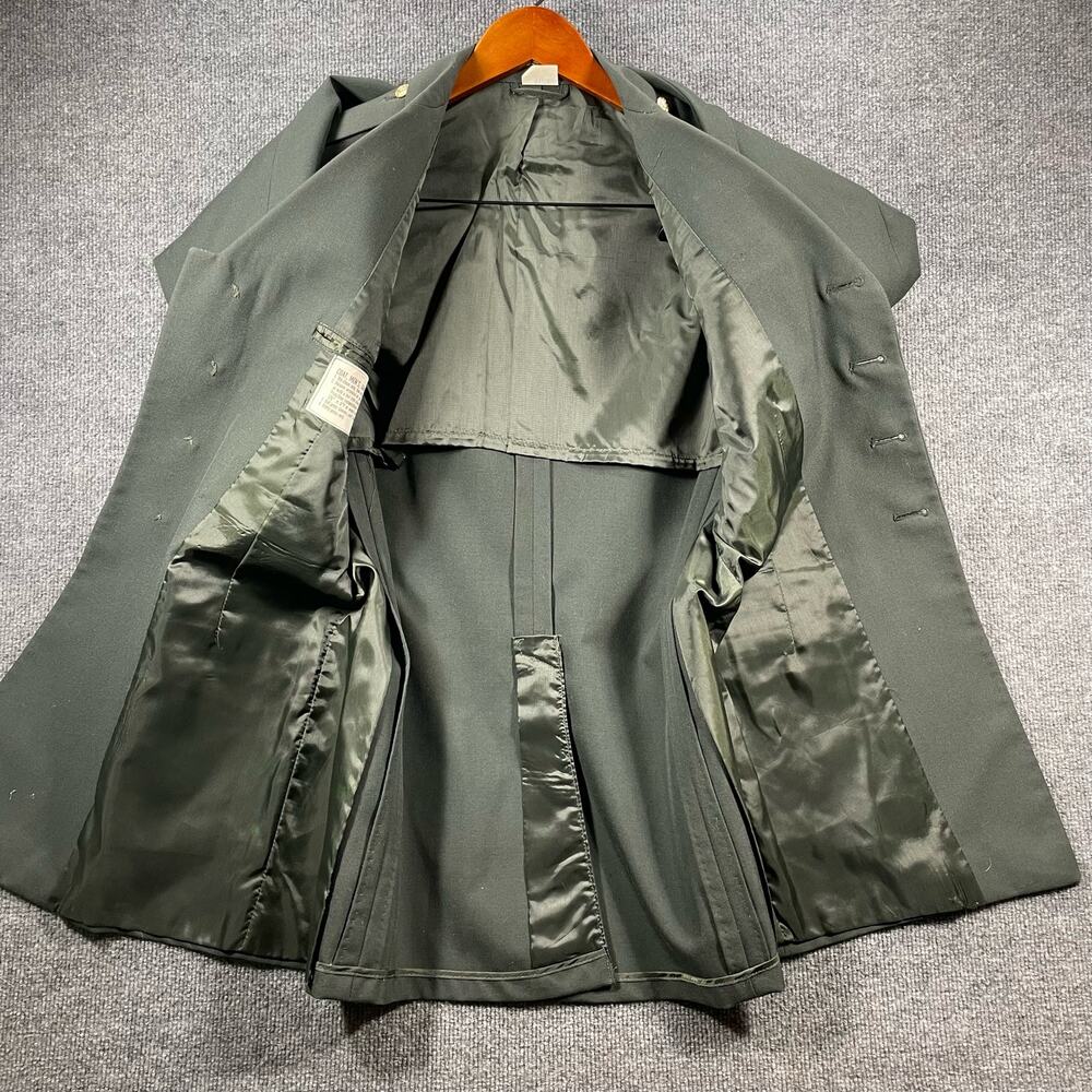 US Army Coat Class A Green Men's 40R Military Collectible Uniform Wool Blend - Picture 10 of 15